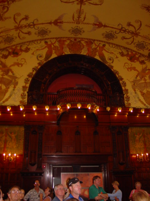 Inside the College Dining Room.